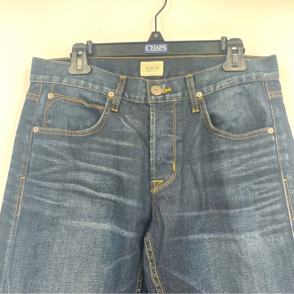 Hudson Jeans Byron Straight Jeans Five Pocket | 4 Button Fly Size: 32 - Picture 4 of 16